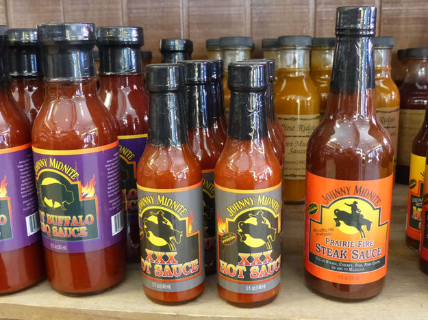 Johnny Midnite Sauces. Photo by Dawn Ballou, Pinedale Online.