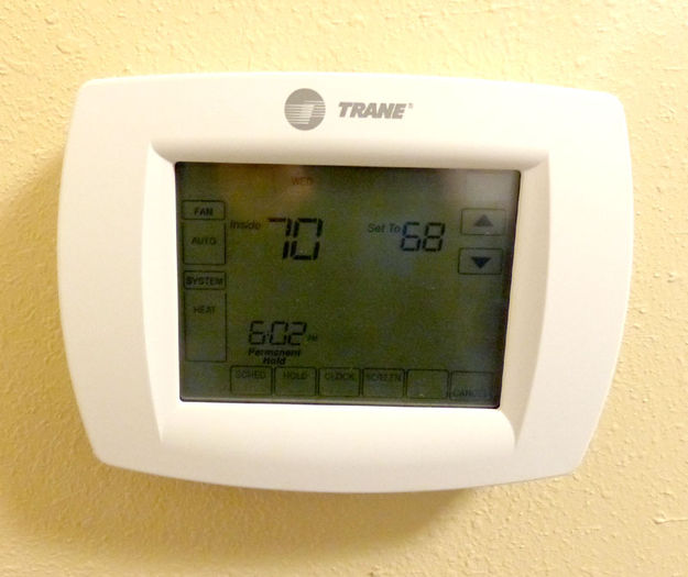 Thermostat. Photo by Dawn Ballou, Pinedale Online.