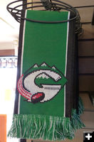 Glacier hockey scarves. Photo by Dawn Ballou, Pinedale Online.