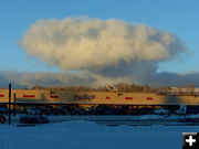 Atomic bomb cloud. Photo by Dawn Ballou, Pinedale Online.