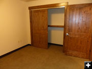 Bedroom closet. Photo by Dawn Ballou, Pinedale Online.