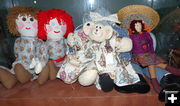 Soft dolls. Photo by Dawn Ballou, Pinedale Online.