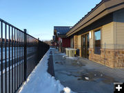 Faler Ave back yards. Photo by Dawn Ballou, Pinedale Online.