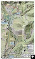 X-C Ski Trail Map . Photo by Sublette County Recreation Board.