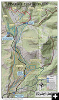 X-C Ski Trail Map. Photo by Sublette County Recreation Board..