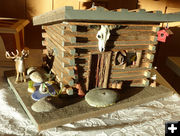 Don Strube bird house. Photo by Dawn Ballou, Pinedale Online.