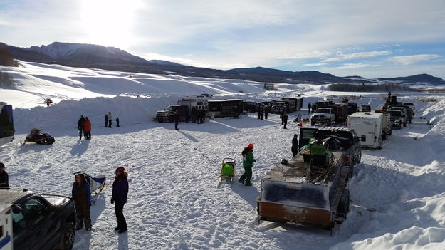 Parking area. Photo by Terry Allen.