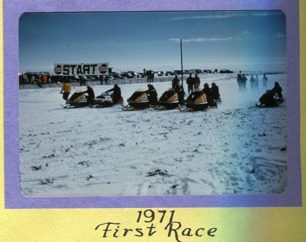 First Race. Photo by Pinedale Snow Explorers.