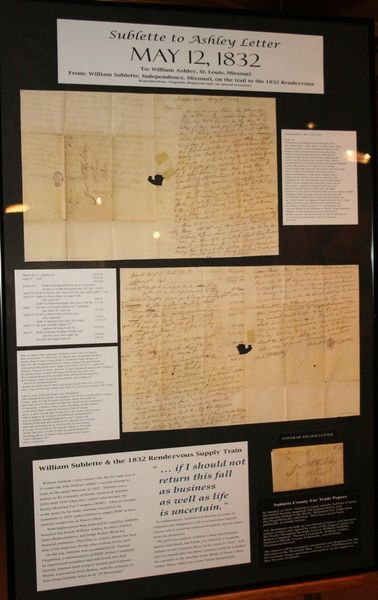 Fur Trade Papers. Photo by Museum of the Mountain Man.