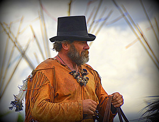 Mountain Man rides. Photo by Terry Allen.