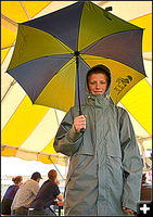 Umbrella and Raincoat. Photo by Terry Allen.