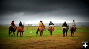 Heading to the branding site. Photo by Terry Allen.