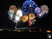 Fireworks collage. Photo by Pinedale Online.