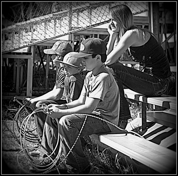 Boys and their Ropes. Photo by Terry Allen.