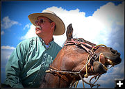 Charlie and his Horse. Photo by Terry Allen.