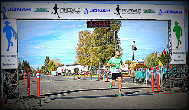 Men's Half Winner. Photo by Terry Allen.