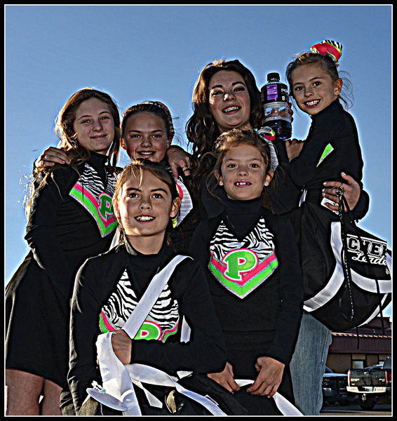 Pinedale Cheer. Photo by Terry Allen.
