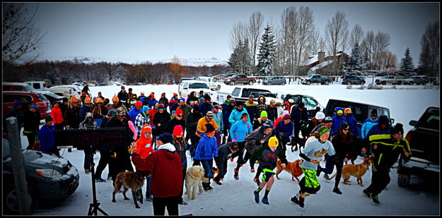 The Start. Photo by Terry Allen.