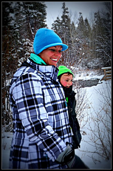 Mother and Son. Photo by Terry Allen.