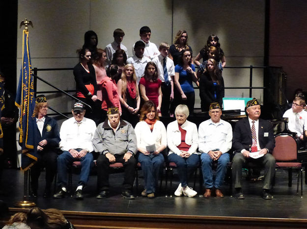 Veterans. Photo by Dawn Ballou, Pinedale Online.