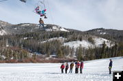 Lift Evacuation training. Photo by White Pine Ski Area.