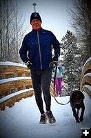 Man and Dog. Photo by Terry Allen.