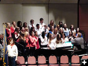 Pinedale High School Choir. Photo by Dawn Ballou, Pinedale Online.