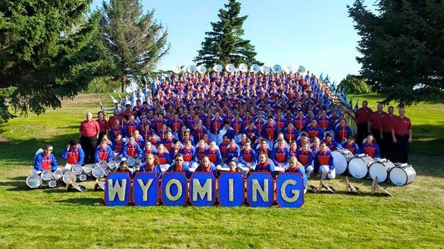 Wyoming All-State Marching Band. Photo by Wyoming All-State Marching Band .