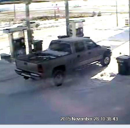 Suspect vehicle. Photo by Sublette County Sheriffs Office.