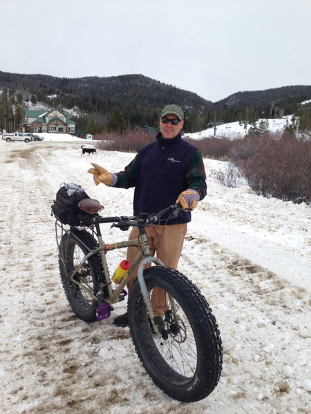 Todd Adams Fatbike. Photo by White Pine Ski Resort.