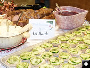 1st Bank food sponsor. Photo by Dawn Ballou, Pinedale Online.