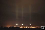 Light towers. Photo by Dave Bell.