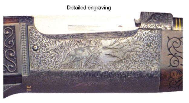 Engraving detail. Photo by David Royal.