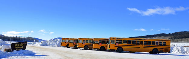 Sweetwater County Buses. Photo by Terry Allen.