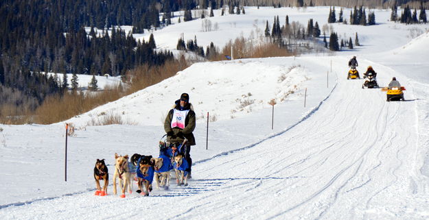 Last Sled In Chris Adkins. Photo by Terry Allen.