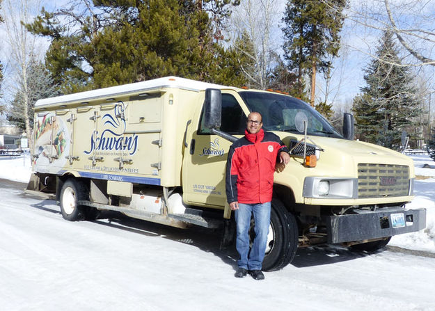 Schwan's Home Delivery. Photo by Pinedale Online.