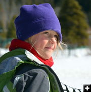 A Ski Joring Fan. Photo by Terry Allen.