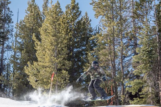 Snowboarding at White Pine. Photo by White Pine Resort.