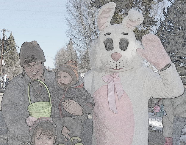 The Bunny and The Reluctant One. Photo by Terry Allen.