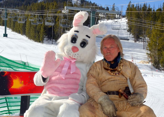 Doug The Bunny and The Mountain Man. Photo by Terry Allen.