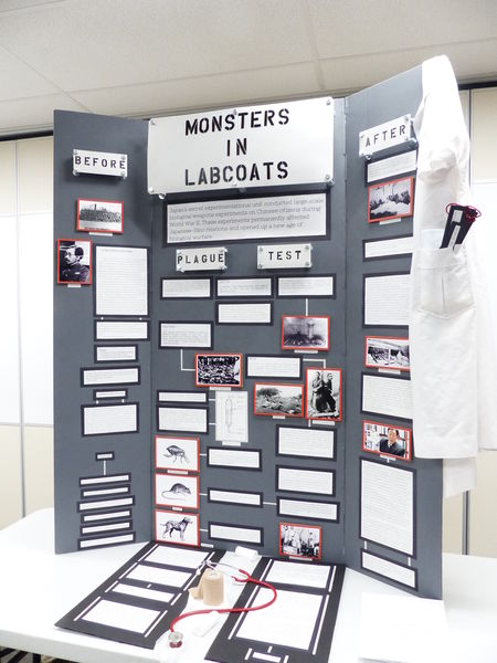 Monsters in Labcoats. Photo by Dawn Ballou, Pinedale Online.