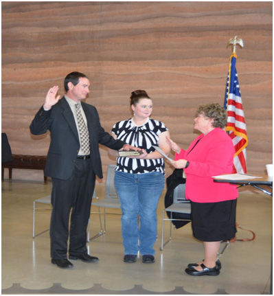Swearing in. Photo by Bureau of Land Management.