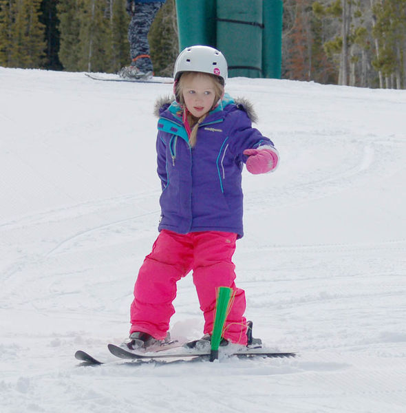 Little skier. Photo by White Pine Resort.