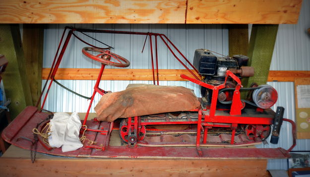 Old Mail Delivery Sled. Photo by Terry Allen.