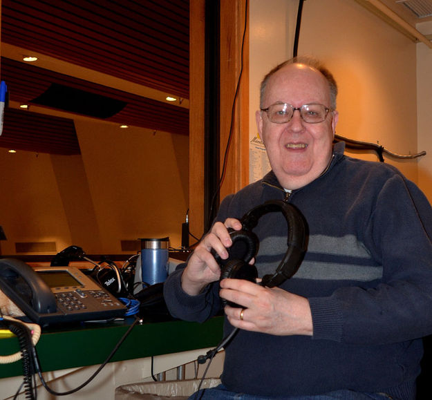 Bob Rule, KPIN 101.1 FM Radio. Photo by Terry Allen, Pinedale Online.
