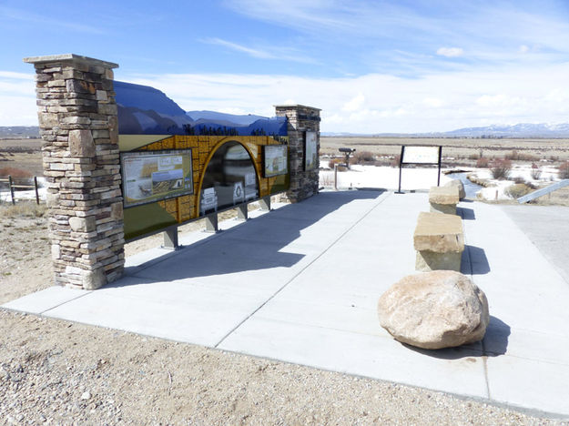 New Interpretive site. Photo by Pinedale Online.