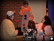 Flowers for a Clown. Photo by Terry Allen.