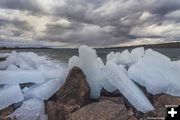 Fremont Lake ice. Photo by Dave Bell.