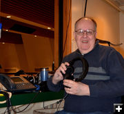 Bob Rule, KPIN 101.1 FM Radio. Photo by Terry Allen, Pinedale Online.