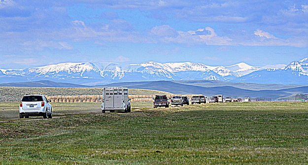 Convoy to Second Branding Site. Photo by Terry Allen.